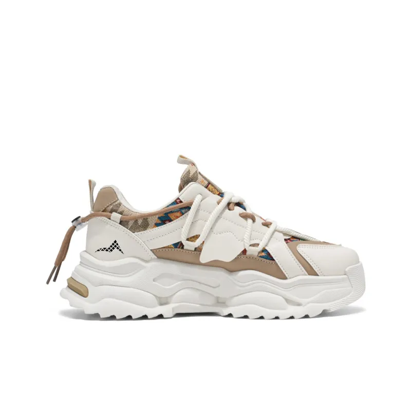 ATONGMU Cushioning, Slip Resistant, Abrasion Resistant, Lightweight Low Top Chunky Sneakers Unisex-10