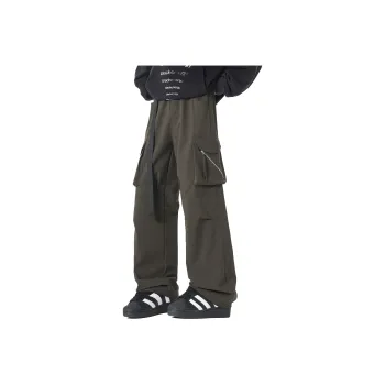 ALI THE FOX Cargo Pants Unisex Army Green