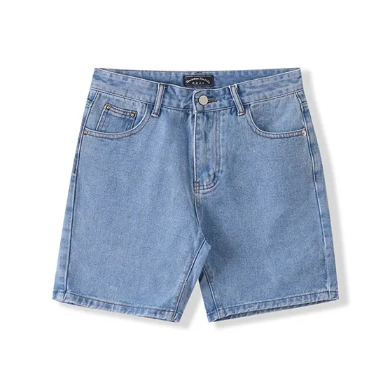 I'm David Denim Shorts Unisex-14