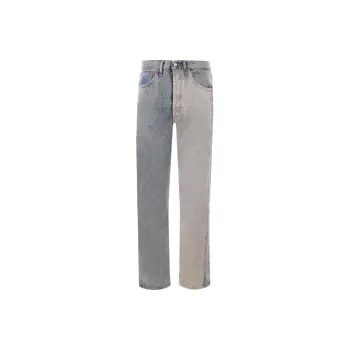 MM6 Maison Margiela Distressed Tapered Leg Jeans