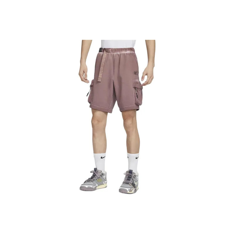 Nike Sportswear Casual Shorts Men's Smoky Purple Red-0