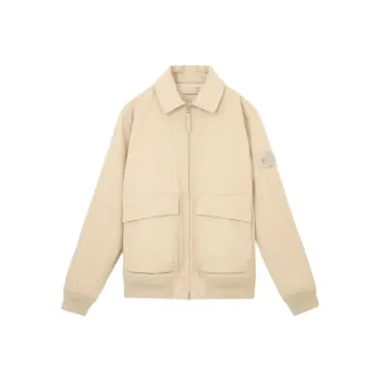 STONE ISLAND Logo Patch Zipped Jacket
