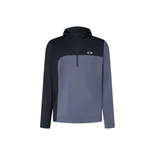 Oakley Gravity Range Hdy Sweatshirt Men's Marine Blue Heather Flower