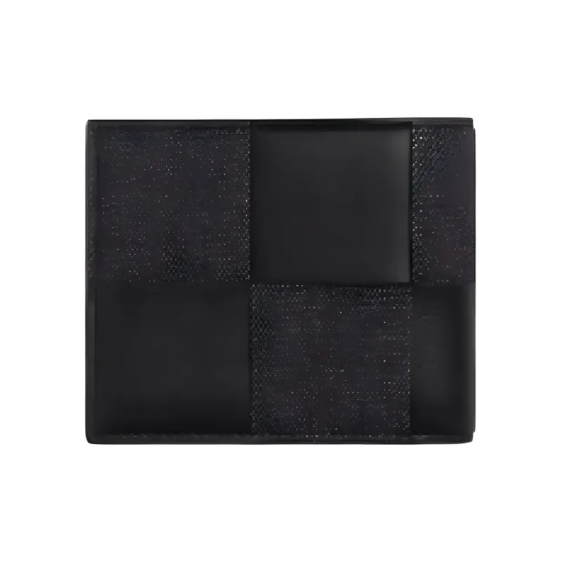 Bottega Veneta CASSETTE Sheepskin Wallet Men's Dark Indigo/Black-0