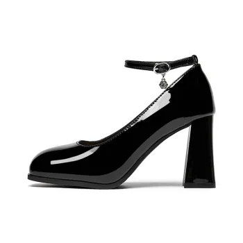 DAPHNE Chunky Heel High Heels 8.5CM Women's