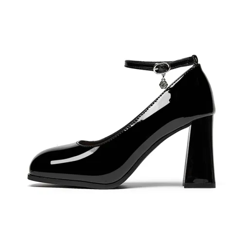 DAPHNE Chunky Heel High Heels 8.5CM Women's