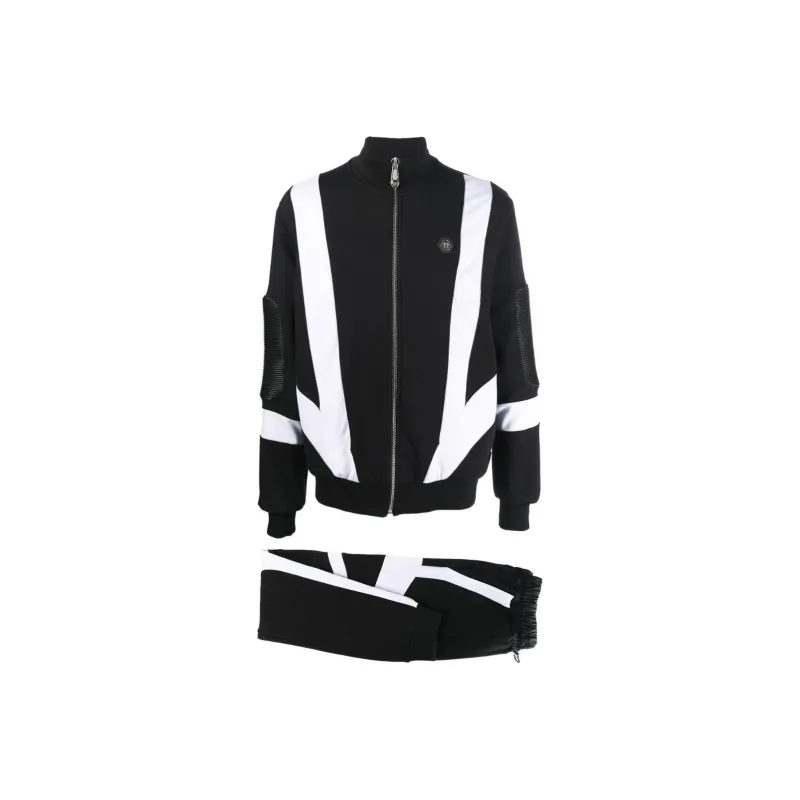 PHILIPP PLEIN Panelled Tracksuit Set-0