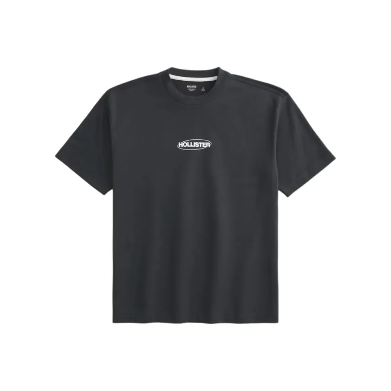 Hollister T Shirts Men Black-0