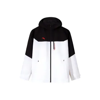 Anta Variety Training Collection Trench Coat Men's Basic Black/Pure White