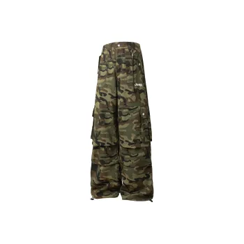 Jeep Pasture Horse Lifestyle Casual Pants Unisex Green Camouflage