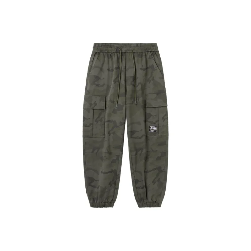 Jeep Cargo Pants Unisex Olive Green-0