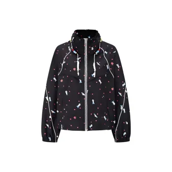Alexia Sandra Rabbit Series Trench Coat Unisex Black