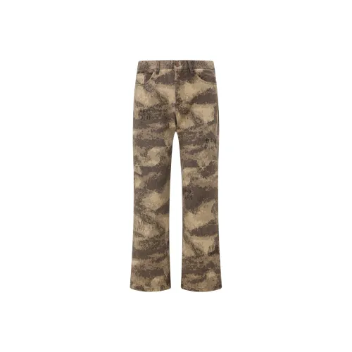 URS GGON Casual Pants Unisex Camouflage Sunset Glow