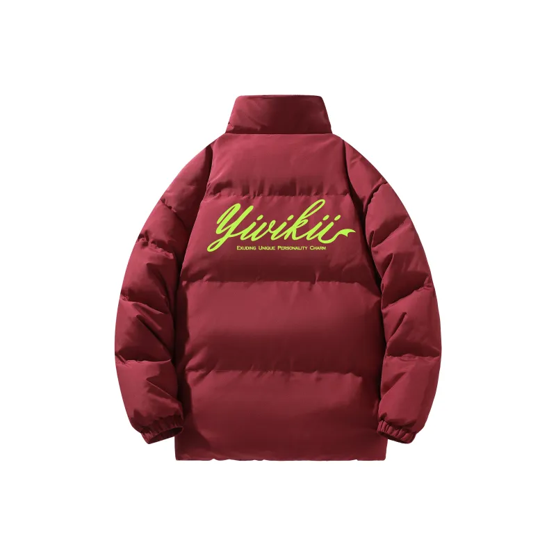 YIVIKII Puffer Jacket Unisex Phantom Black-14