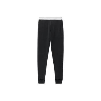 Alexander Wang Bodywear Series Knitted Sports Pants Unisex Black
