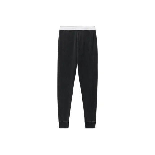 Alexander Wang Bodywear Series Knitted Sports Pants Unisex Black