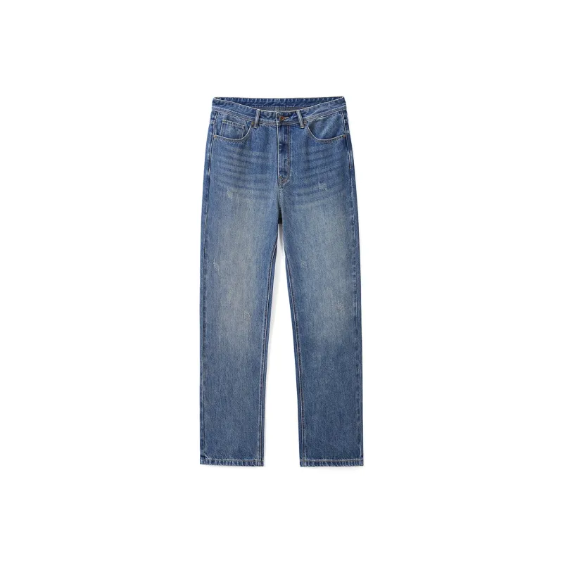 Hansca Teenagers Everyday Commute Versatile Pants Men's Blue-0