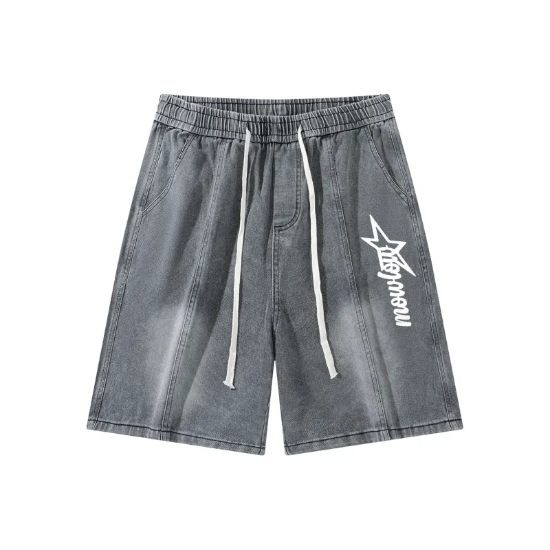 Mowlow Denim Shorts Unisex-3