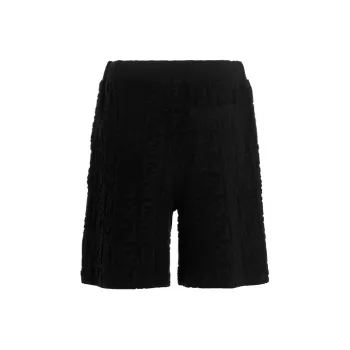 FENDI FF motif Terry Bermuda Shorts