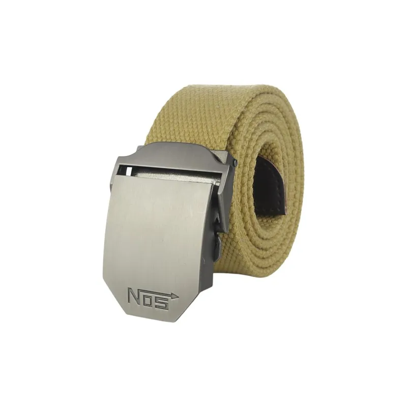 PISHUSHU Canvas Belt Unisex Black Width 3.8cm-3