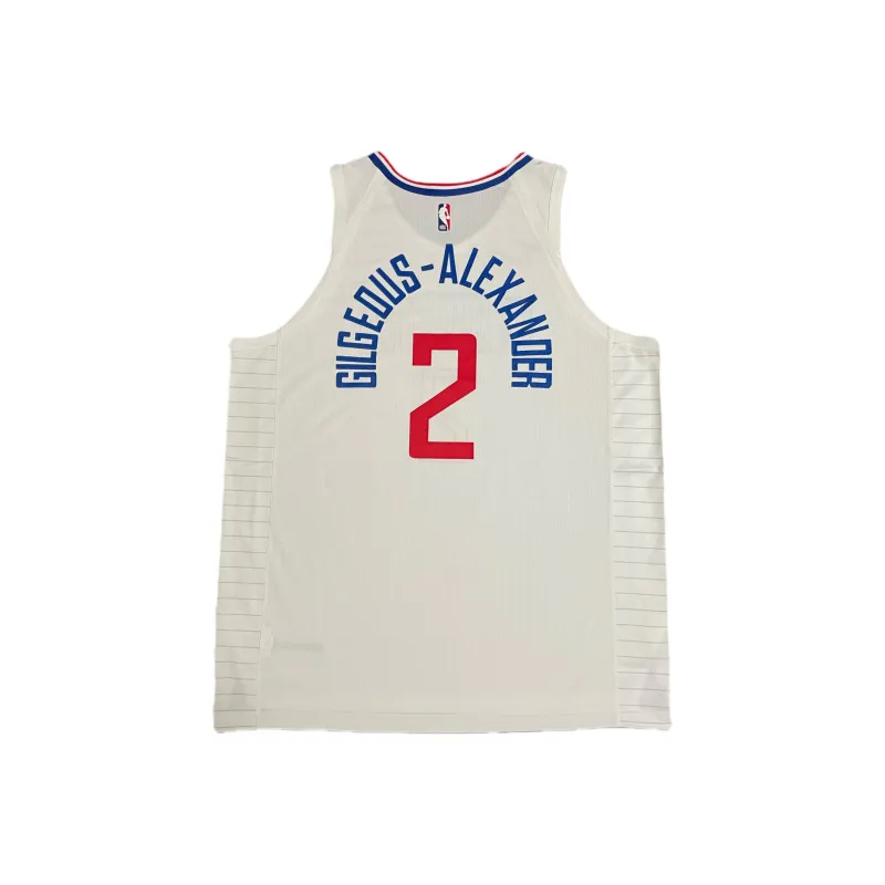 Nike x NBA Clippers Team Basketball Jersey Men's White-1
