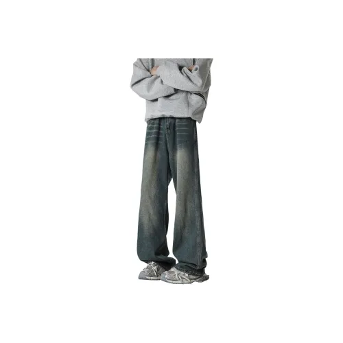 FASTFISH Jeans Unisex Vintage Blue