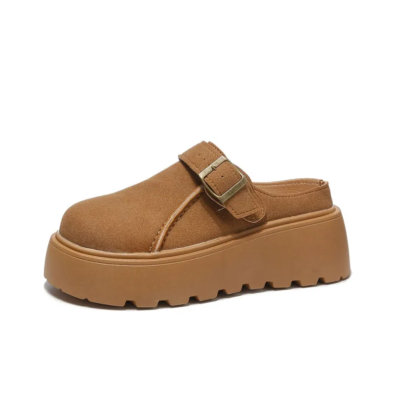 Little Red Man Closed Toe Slippers Women's-4