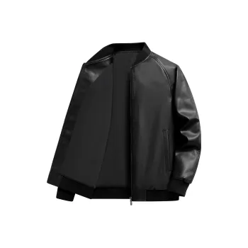 PIERRE CARDIN Leather Jacket Men's