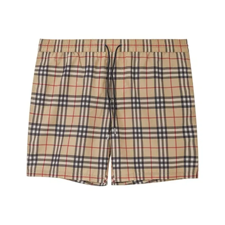 Burberry Casual Shorts Men Beige-0