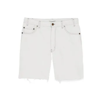 SAINT LAURENT Button Detailed Denim Shorts