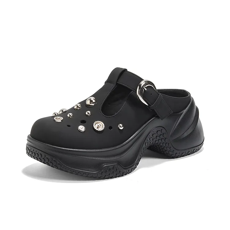 DAPHNE Composite Sole Odor Resistant, Abrasion Resistant Closed Toe Slippers Women's-6