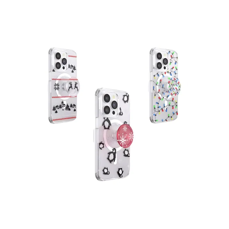 PopSockets TPU Material Winter Day Melody Phone Cases Compatible With IPhone 14/13/12 Series Cute Style-1