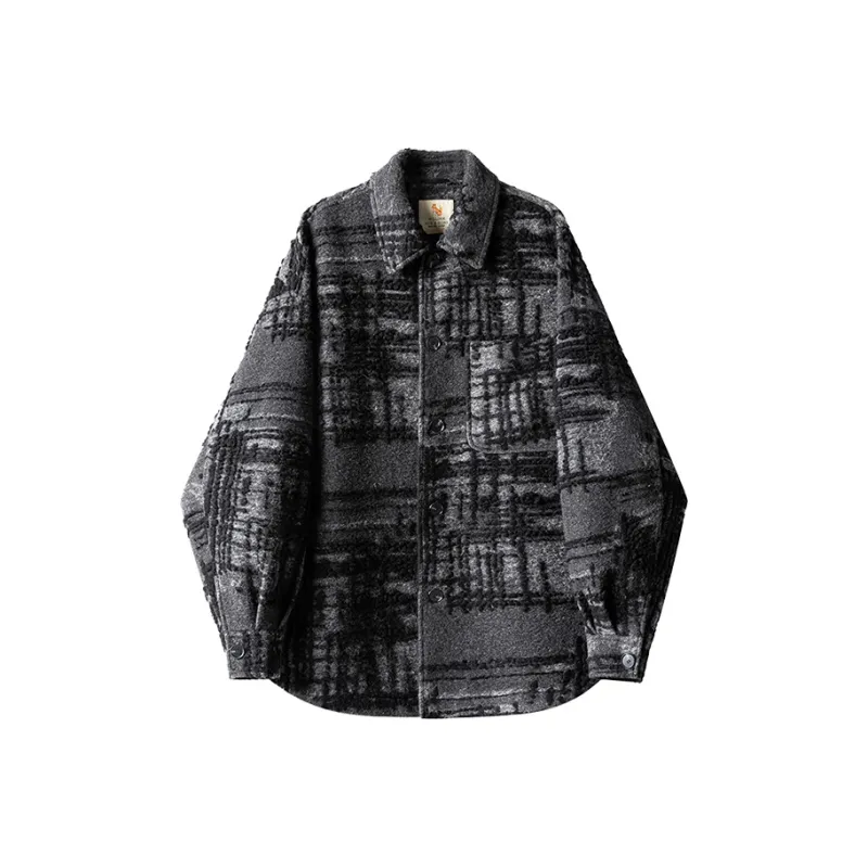 WILLIAM FOX&SONS Jackets Coats Unisex Black Gray-0