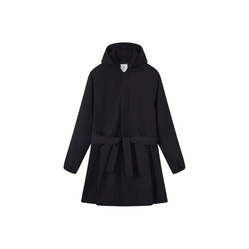 Gxg Jeans Trench Coat Men's Black-0