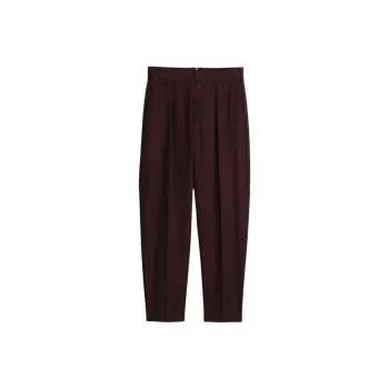 ZARA Casual Pants Men's Dark Red Color
