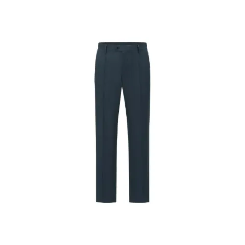 BY CREATIONS Suit Trouser Men's Navy Blue