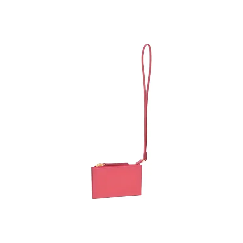 Jacquemus Leather Coin Purse Women's Red-2