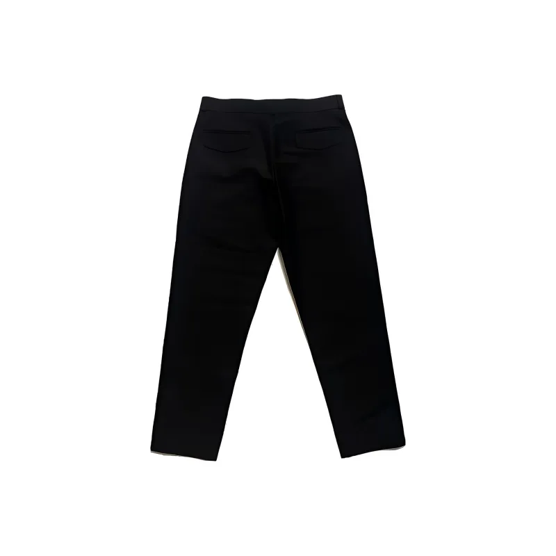 DIOR Front Flap Pants With Oblique Belt-0