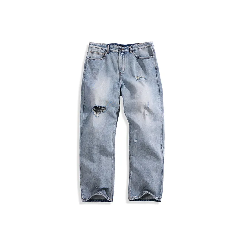 PEACEBIRD MEN Jeans Men Denim Light Blue, Batch 1-0