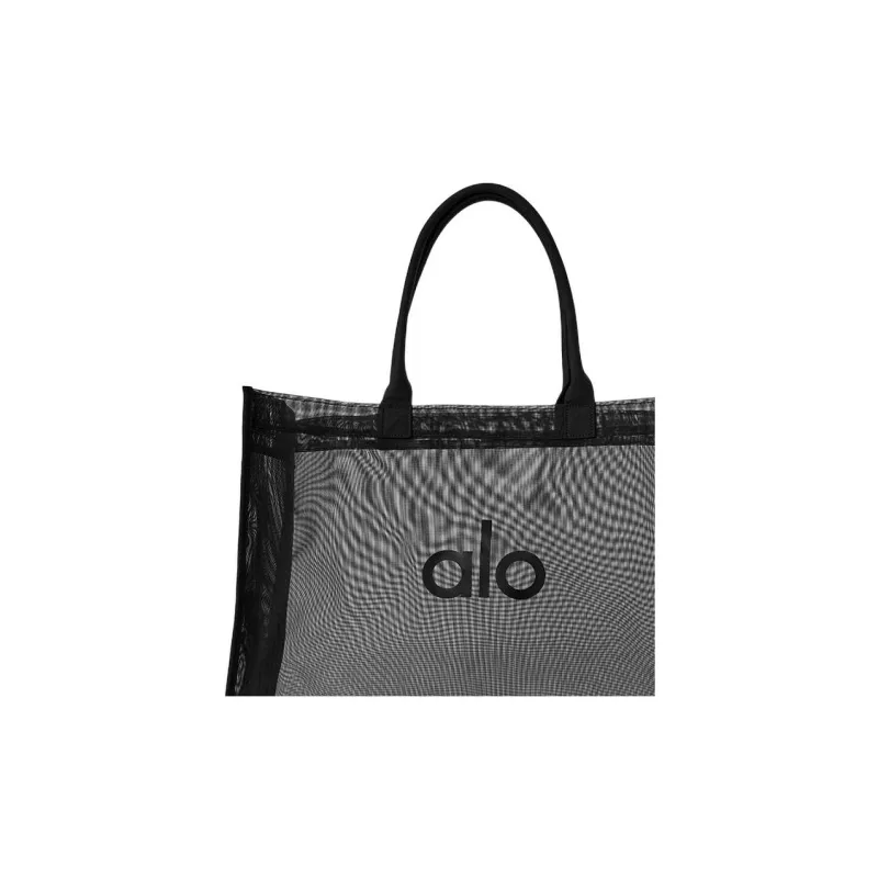 Alo Yoga Nylon Tote Bag, Shopping Bag, Handbag Unisex Black-2