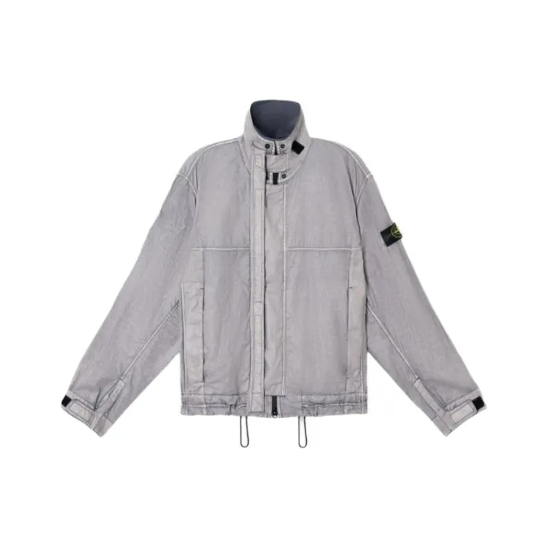 STONE ISLAND Plated ovd Linen Jacket-0