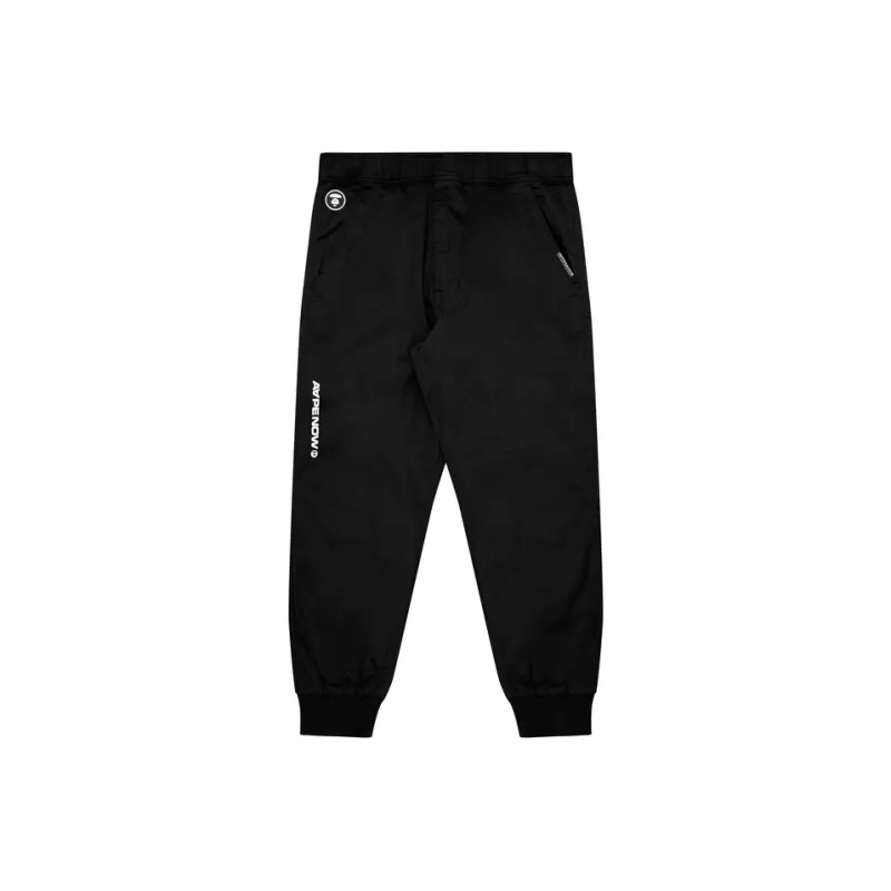Aape Logo patch Elasticated waist Trousers-2