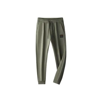 HARSIINCN Knitted Sports Pants Men's Green