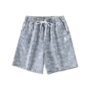 STARTER Denim Shorts Men Denim Light Blue