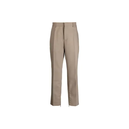 OFF WHITE Suit Trouser, Loose Fit Men's Khaki