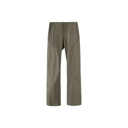 POST ARCHIVE FACTION (PAF) Casual Pants Unisex Olive Green