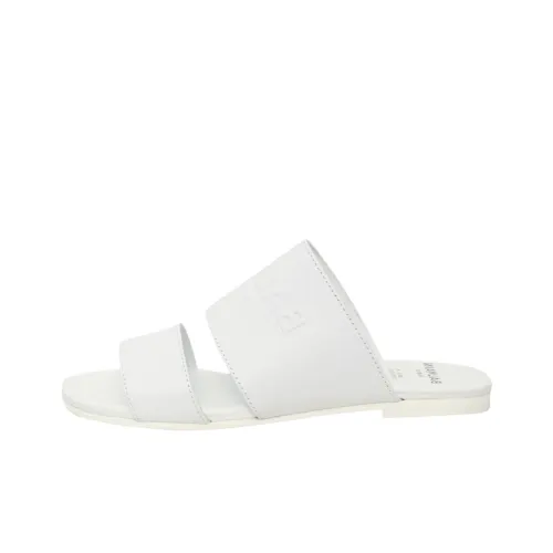 BALMAIN Slip Resistant Slide Slippers Women's White