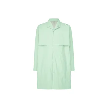 Homme Plissé Issey Miyake SS25 Trench Coat Men's Mint Green