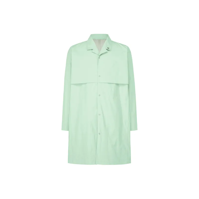 Homme Plissé Issey Miyake SS25 Trench Coat Men's Mint Green-0