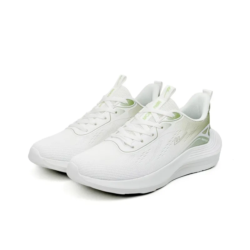 Warrior Breathable, Supportive, And Lightweight Low Top Casual Running Shoes Women's White Green-1